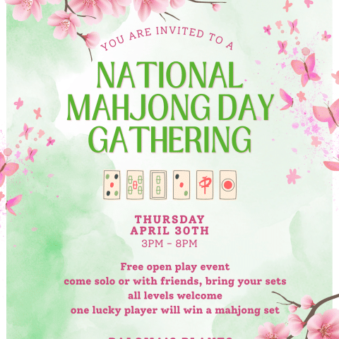 Copy of Pink White and Green Illustrated Spring Festival Flyer